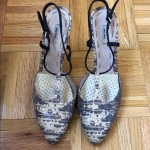 Miu miu sling back heels